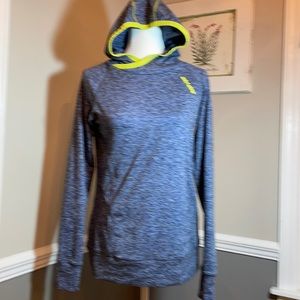 Blue and Yellow Women's Hoodie